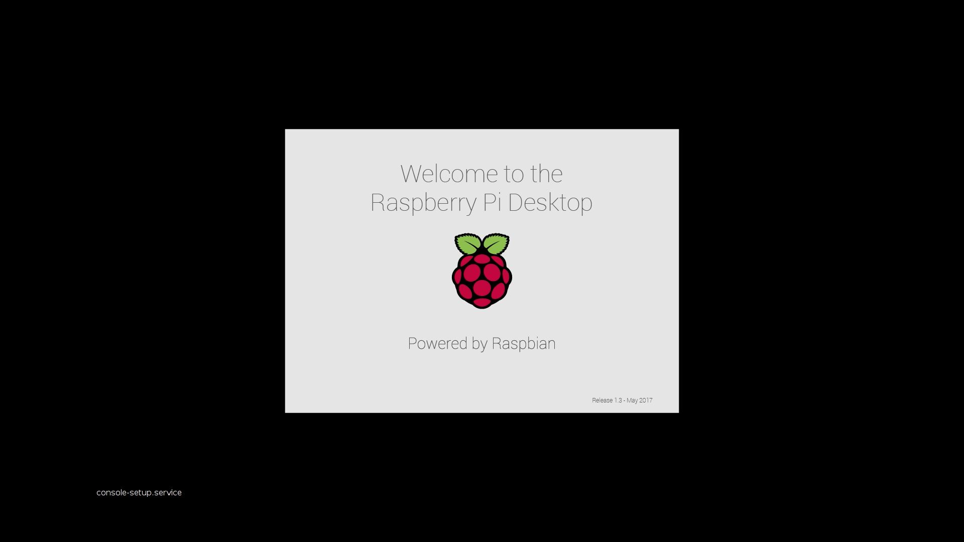 Raspberry Pi default splash screen